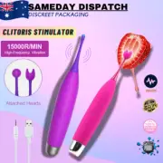 Vibrator Wand Dildo G-Spot Clitoris Stimulator Clit Massager USB Women Sex Toy