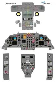 Falcon 50 Efis 86 Cockpit Training Poster 24"x36"
