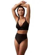 [Calvin Klein] Second Skin Smoothing Thong in Black