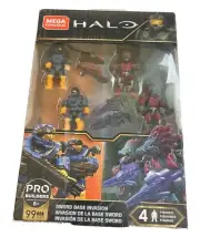 Mega Construx Halo Pro Builders Sword Base Invasion Set 99 pcs New DMG BOX