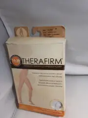 Therafirm Therapeutic Gradiant Compression Waist Hosiery 15-20 mmHg Sz XL White