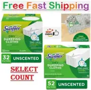 Swiffer Sweeper Dry Sweeping Pad Floor Cleaner Refills for Dust Mop 32 Ct &52 Ct