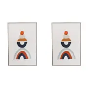 2PK LVD Framed Canvas Modern 1 Home Wall Decor 40x60cm