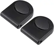 uxcell Inline Foot Pedal Push Lamp Switch, Step-on-button Lighting Foot Control ON/Off Foot Switch Black 2 Pcs