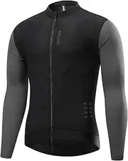 [Karlak] Men Cycling Jersey Long Sleeves Road Bike Jersey Reflective Breathable Cycling s