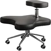 YUGXTH Meditation Chair, Ergonomic Kneeling Chair, Cross-Legged Chair, Height-Adjustable Posture Corrective Chairr for Office and Home, Relieving Back and Neck Pain & Improving Posture
