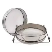 Stainless Steel Double-layer Bee Honey Sieve Filtration, Strainer Honey Harvesti