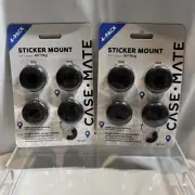 CASE-MATE Tough AirTag Sticker Mount 4-Pack (Black) BRAND NEW SEALED X 2