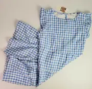 KIRUNDO Women’s Summer Sleeveless Ruffle Crew Neck Floral Print Dress Medium NWT