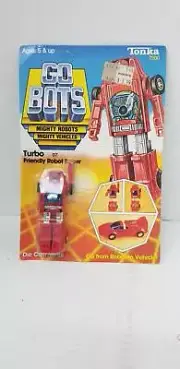 Vintage 1983 Tonka Go Bots Turbo Robot Racer (Unpunched) MOC Sealed Shelf E2