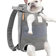 Puppy Front Carrier,Facing Pet Backpack | Shoulder Pads Adjustable Small Dogs Cats Chest Carrier Legs Out Travel Backpack for Hiking Camping