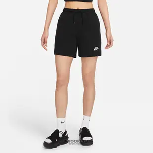 NIKE 運動褲 短褲 NSW JSY HR SHORT 黑色 短棉褲 女 (布魯克林) CJ3755-011