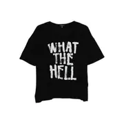 [R13] R13 Graphic-print T-shirt M BLACK