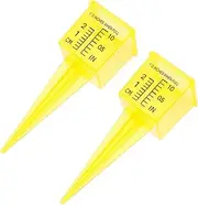 Rain Sprinkler Gauge Outdoor 2pcs Plastic Rain Gauge for Measuring Tool Rain Gauge Container