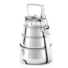 Stainless Steel Pyramid Lunch/Tiffin Box, Food Container Free Shipping!!