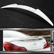 W-Power Pearl White V-Style Trunk Spoiler Wing Fit 2008-2013 Infiniti G37 Coupe
