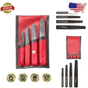 Versatile 4-Piece Screw Extractor Set - Essential Tool for DIY & Professionals