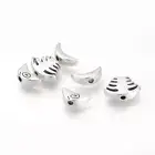 20 Sets Antique Silver Tibetan Style Alloy Worry Fish Combine Beads 20x13.5x4mm