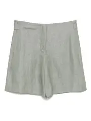 [Incotex] Incotex-Bermuda In Lino A Vita Alta-Donna 42 IT