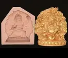 Silicone Tibetan Vajrapani Buddhisattva Buddha Mold Soap Candle Sugar Mould