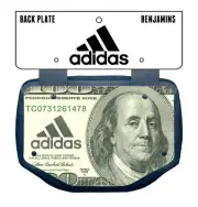 Adidas Impact Absorbent Benjamins Money Pattern Football Back Plate