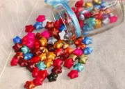 1 Bottle of Star Shape Sealing Wax Sticks Beads for Wax Seal Stamp (Bronze)