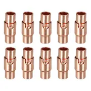 Leather Cord End Clasp, 10Pcs 4mm Hole Leather Clasps Jewelry Making, Rose Gold