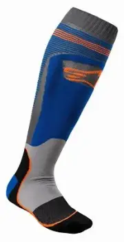 Alpinestars 4701820-7042-S Mx Plus-1 Socks Bluee/Orange