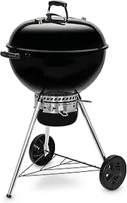 [weber] Original Premium Kettle Charcoal BBQ Grill Barbecue - 57cm Black