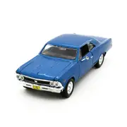 Maisto Licensed 1:24 Scale Chevrolet Chevelle SS 396 1966 Diecast Model Car Blue