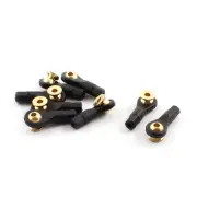 8Pcs Remote Control Car Tie Rod Ends Brass Ball Link 2x2x19mm