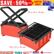 Steel Paper Log Briquette Maker Fireplace Tool Heavy Duty Fire Pit Brick Press