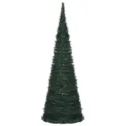 Pop Up String Artificial Pre Lit Christmas Tree Green 180 Cm Seasonal Decorations