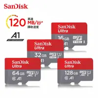 在飛比找蝦皮購物優惠-SanDisk A1 Ultra 128G 64G 32G 