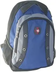 SwissGear 16" Laptop Computer Backpack, Tablet eReader Pocket (Blue)