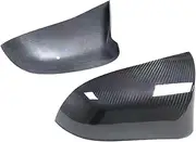 Real Carbon Fiber Rearview Cover Compatible With BMW F85 X5M F86 X6M 2015-2019(A Add On style)