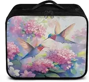 Floral Hummingbird First Aid Kit Bag for Women Medical Kit for Home Empty First Responder Bag for Home Car