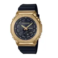 在飛比找蝦皮購物優惠-CASIO G-SHOCK 黑金時尚 高貴奢華 金屬錶殼 八
