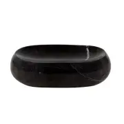 NEW Stoned Black Marble Classic Soap Dish