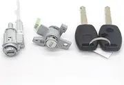 Ignition Switch Front Left Driver Side Door Lock Cylinder Odyssey 2005-2010 72185-SHJ-A01 72185SHJA01 Lock Door Ignition Barrel(IG.S Left Lock 2pcs)