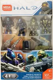 TEAM BATTLE PLUS HUGE BONUS!!! Halo Mega Construx UNSC GCM37 Spartans vs. Elites