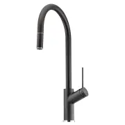 OLIVERI Vilo Pull Out Mixer - Black VT0398C-ST-BL