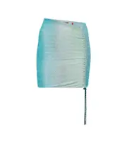 [Missoni Mare] Missoni Mare Zig-zag knit drawstring miniskirt AU 12 blue