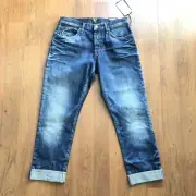 PRPS Goods & Co. El Camino Boyfriend Taper 27x27 Japanese Denim Jeans MSRP $250