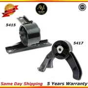 Motor Mount Set For 07/14 Dodge Caliber Jeep Compass Mitsubishi Lancer 2.0L 2.4L (for: Jeep)