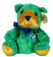 Glory Be Advocate For Working Women Bear BPW Green Plush Beanie Bottom NOS