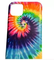 Iphone 11 case cover, bright colorful tie dye