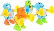 ERINGOGO 4pcs Cartoon Clockwork Toys for Boy Girl Funny and Interesting Wind-up Toys for Parties and Room Decor Safe Material for Boy Girl