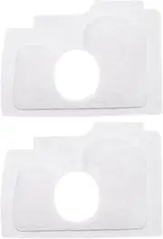 [SING F LTD] 2Pcs Air Filter Replacement Compatible with Stihl MS170 MS180 017 018 Lawn Mower Filter Pads Double-layer Cotton Air Filters 90x65mm White