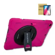 StylePro, combo, iPad 10th generation, 10.9” shockproof case + screen protector, pink.